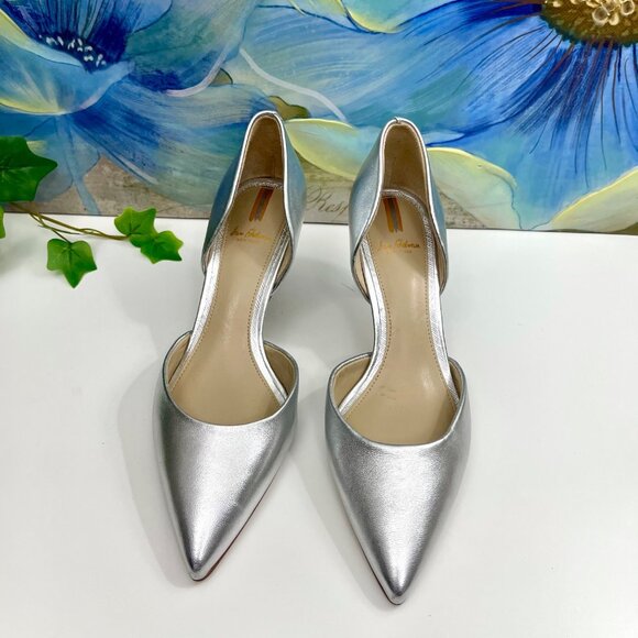 Sam Edelman Jaina d'Orsay Pump in Silver Size 6 - Picture 4 of 9